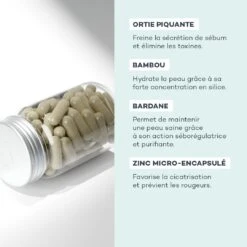 Complexe Peau Nette -Endros Cosmetiques Boutique D LAB E shop RefontevisuelsFP ComplexePeauNette Ingredients min