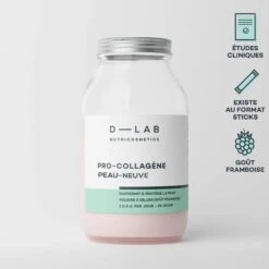 Pro-Collagène Peau Neuve 15 Pro-Collagène Peau Neuve -Endros Cosmetiques Boutique D LAB Packshots 1P Pro Collagene Peau Neuve EC Flacon Framboise 2