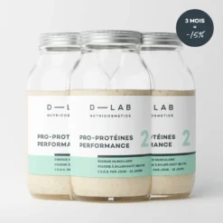 Pro-Protéines Performance -Endros Cosmetiques Boutique D LAB Packshots 1P Pro Proteines Performances Lot de 3