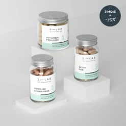 Charge-Mentale -Endros Cosmetiques Boutique D LAB Packshots 3P Charge Mentale Lot de 3