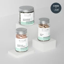 Programme Fertilité 7 Programme Fertilité -Endros Cosmetiques Boutique D LAB Packshots 3P Fertilite Lot de 3