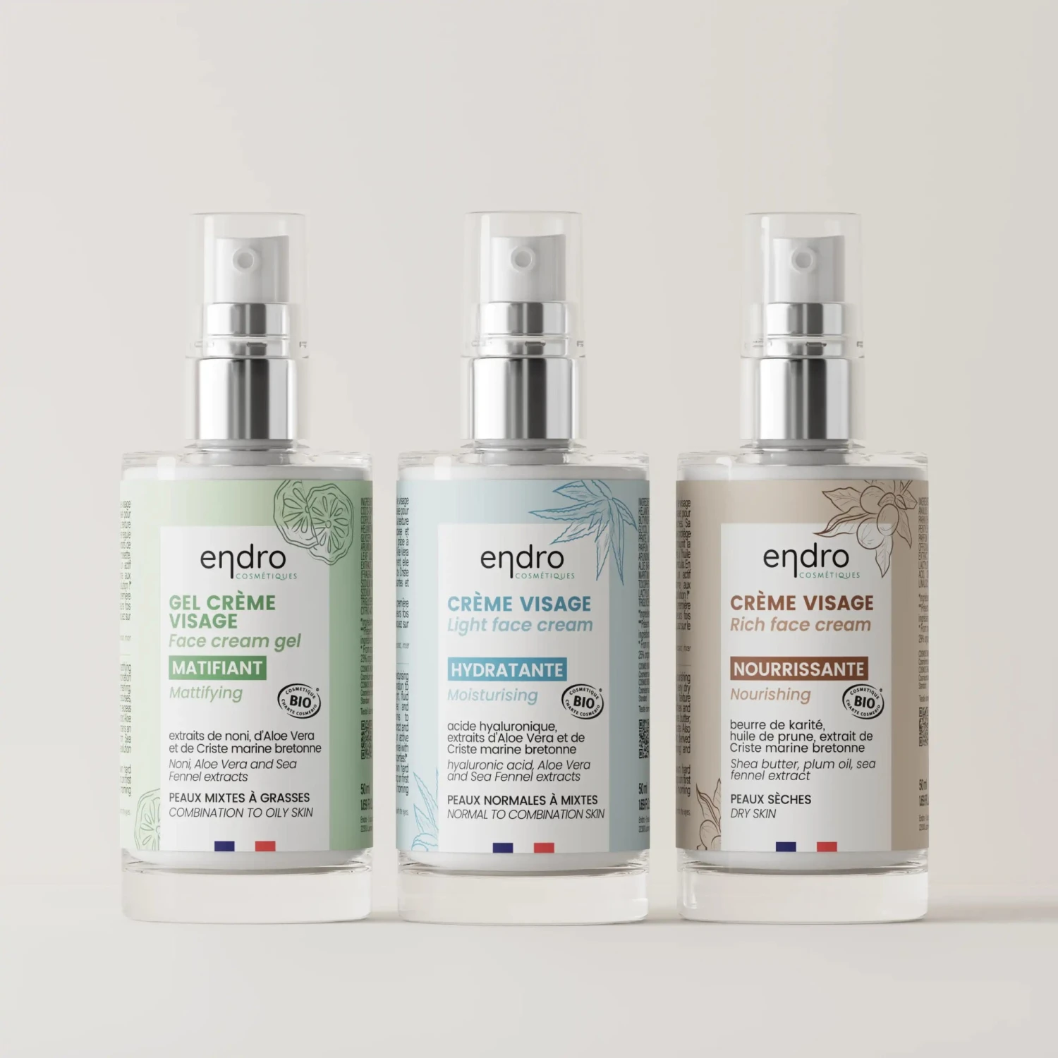 Trio De Cremes Visage 1 Trio De Cremes Visage